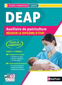 DEAP : Réussir le diplôme d'État Auxiliaire de puériculture