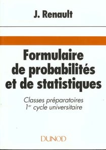 Formulaire de probabilites et de statistiques