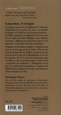 Lamartine - le lyrique