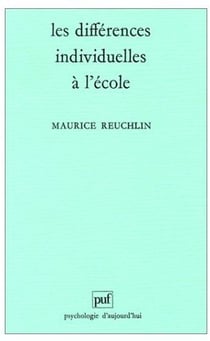 Les différences individuelles à l'école