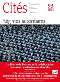 Cités Tome 93 : régimes autoritaires et destruction de la pensée