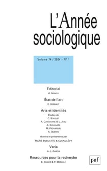 Revue L'Année sociologique n.1 : Arts et identités. Revendications, assignations, négations, transgressions
