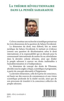 La théorie révolutionnaire dans la pensée saharaouie