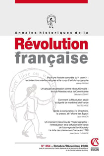 Annales historiques de la Révolution française n° 354 (4/2008)