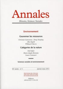 Annales histoire sciences sociales n.66/1 - environnement - gouverner les ressources - catégories de la nature