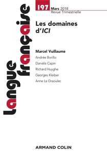 Langue française n.197 : mars 2018 - les domaines d'ICI