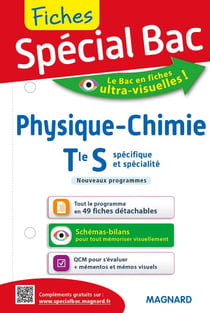 Spécial bac : fiches physique-chimie - terminale S