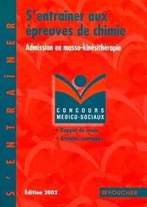 S'entrainer aux epreuves de chimie - cours de masseur kinesitherapeute