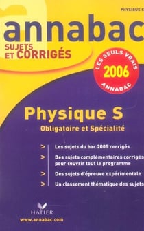 Sciences physiques terminale s (edition 2006)