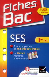 Fiches bac t.5 - sciences économiques et sociales - terminales es