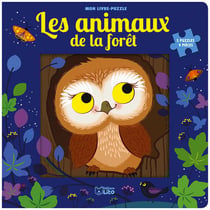 Mon livre puzzle : les animaux de la forêt