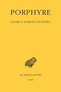 Lettre à Anébon l'égyptien