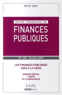 Les finances publiques face à la crise