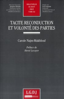 Tacite reconduction et volonté des parties