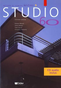 Studio 60 niv.1 - livre eleve + cd audio