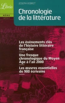 Chronologie de la littérature