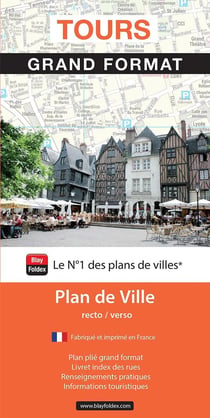 Tours : Grand format : Plan de ville (édition 2025)