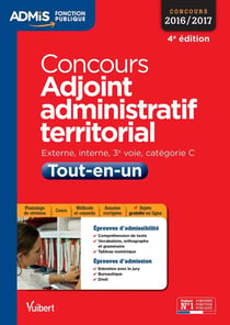 Concours adjoint administratif territorial - catégorie C tout-en-un 2016 (4e édition)