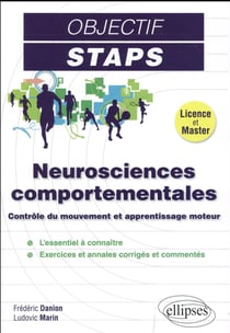 Neurosciences comportementales - controle du mouvement et apprentissage moteur