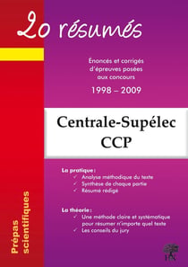 20 résumés : corrigés de centrale supélec et ccp