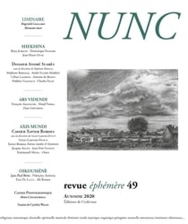 Revue nunc n.49 : automne 2020