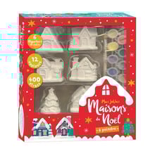 Mes jolies maisons de noël à peindre