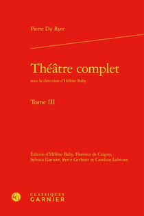 Théâtre complet Tome 3