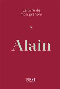 Le Livre De Mon Prenom : Alain