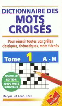 Dictionnaire des mots croises t.1