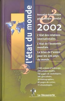 L'etat du monde - edition 2002 - annuaire economique geopolitique mondial