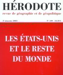 Revue herodote n.109 - les etats-unis et le reste du monde