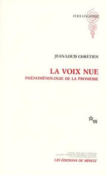 La voix nue : phénomenologie de la promesse