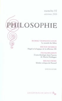 Revue Philosophie n.91