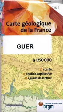 Guer - carte géologique de la France