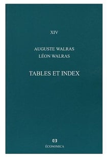 Oeuvres economiques completes t.14 - tables et index