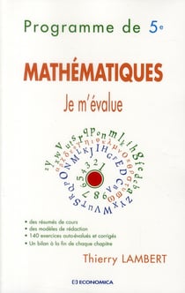 Je m'evalue - mathématiques - 5ème