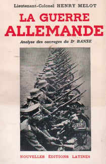 La guerre allemande - analyse des ouvrages du dr banse