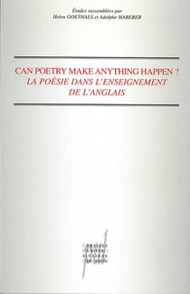 La poésie dans l'enseignement de l'anglais