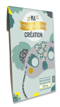 Ma magnifique création - mon masque koala en liberty
