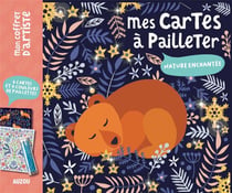 Mes cartes à pailleter - Nature enchantée