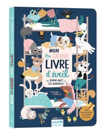 Mon très grand livre d'éveil : bonne nuit, les animaux !