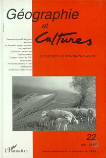 Revue géographie et cultures n.22 : cultures et modernisation