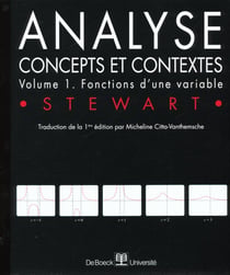 Analyse - concepts et contextes t.1 - fonctions d'une variable