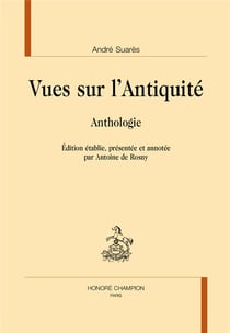 Vues sur l'Antiquité - anthologie