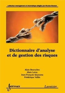 Dictionnaire d'analyse et de gestion des risques