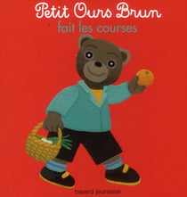 Petit ours brun fait les courses
