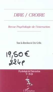 Dire, croire