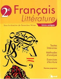 Français littérature - seconde