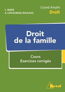 Droit de la famille et des personnes - cours, exercices corrigés