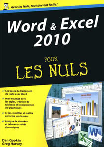 Word et Excel 2010 Megapoche Pour les nuls